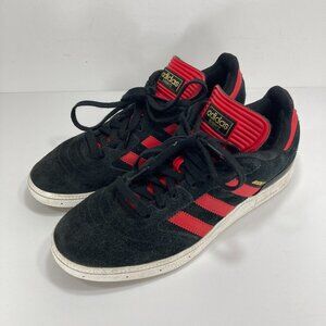 Adidas Busenitz Men's Size 8 Black Scarlet Red Skateboarding Shoes (GY6898)